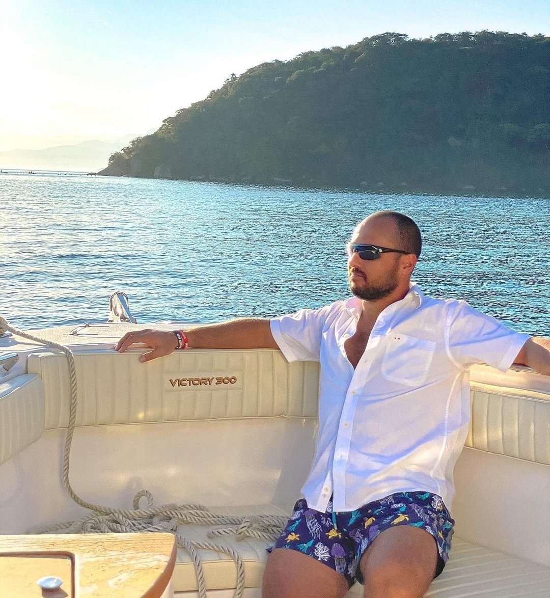 Michel Helal em uma lanche em Los Cabos, no México.